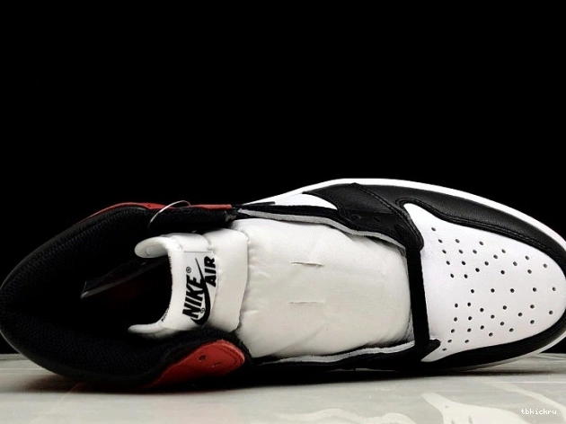 Cheap TBK Black Toe 1 Air Retro Jordan 555088-125 0810